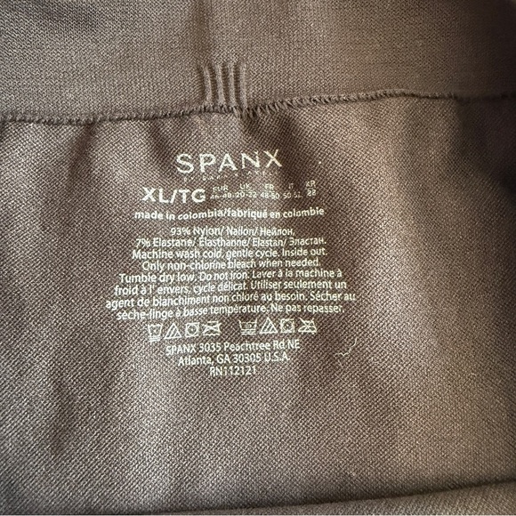 Spanx Look at Me Now Black Leggings Sz XL - Picture 6 of 10
